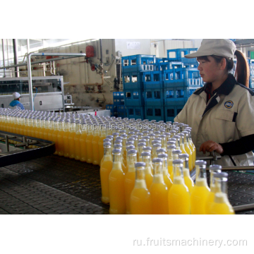 Полная автоматическая линия обработки свежего фруктового сока